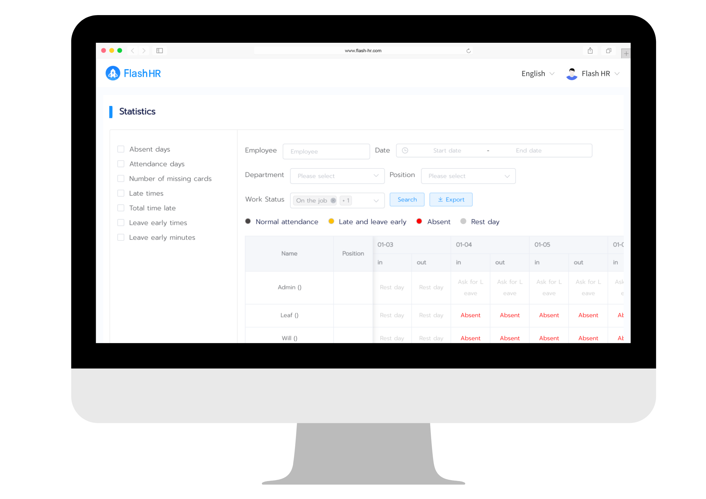 เพิ่มประสิทธิภาพการจัดการระบบบันทึกเวลาเข้าออกออนไลน์ Time Attendance HRMS/HR Software 2021 ของประเทศไทย